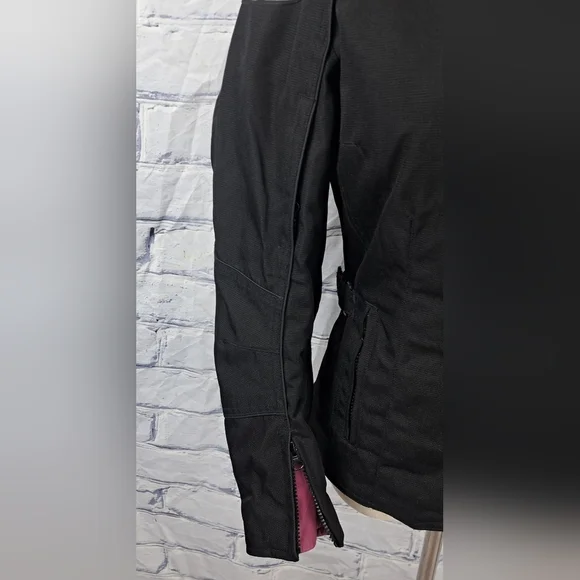 Joe Rocket Women's Motorcycle Jacket Pink Black Embellished Removable Liner XS - Picture 7 of 14